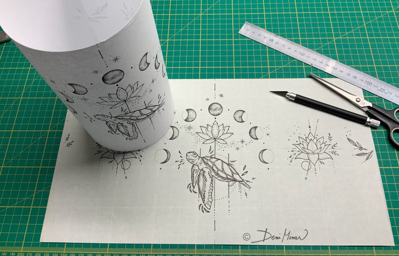 Uniquely YOU! Personalize your lantern or lamp.