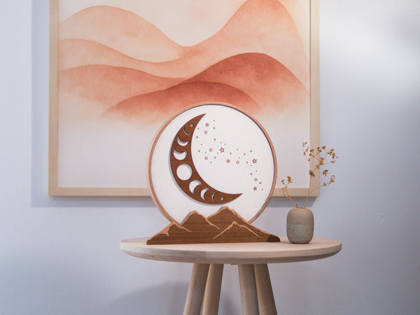 'Finding Balance' (Wood accent version)