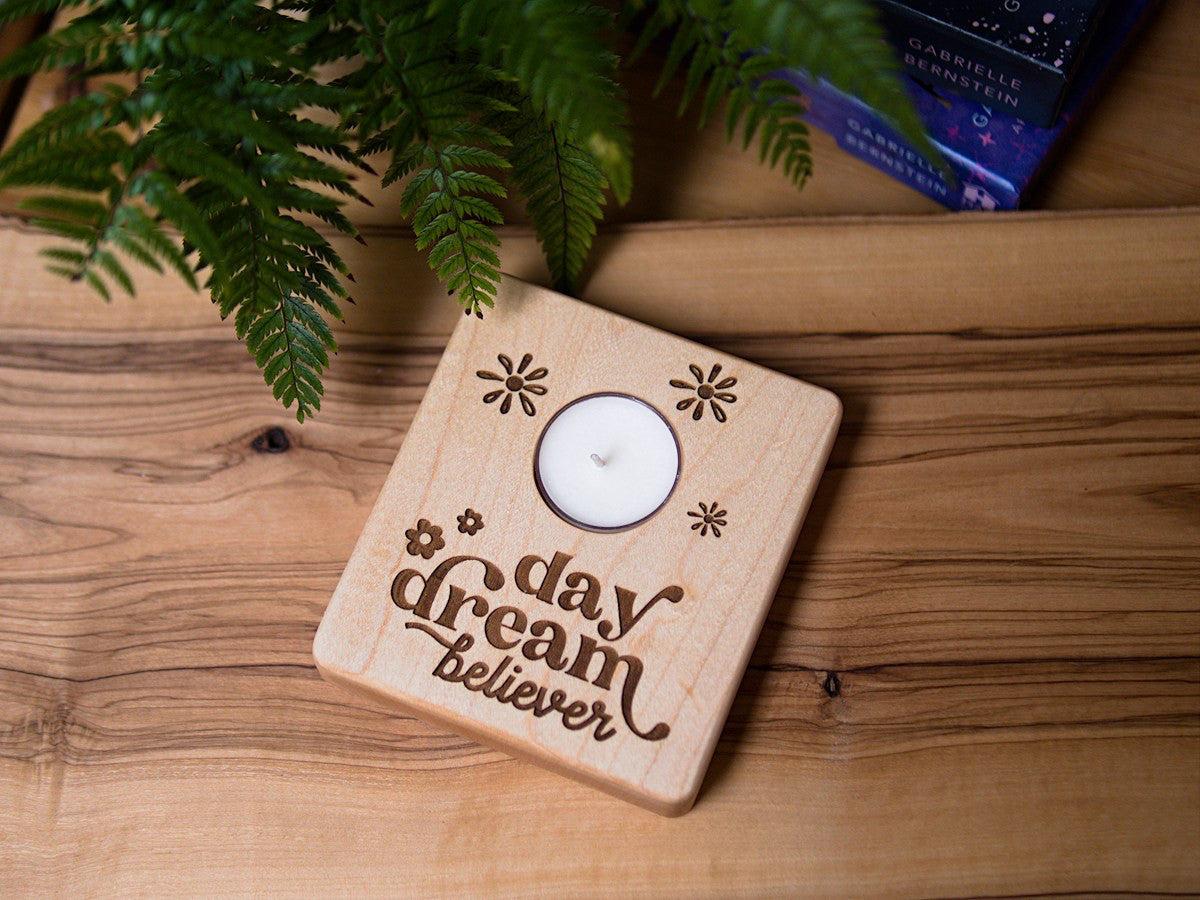 Accents Collection - Affirmation tealight candle holders