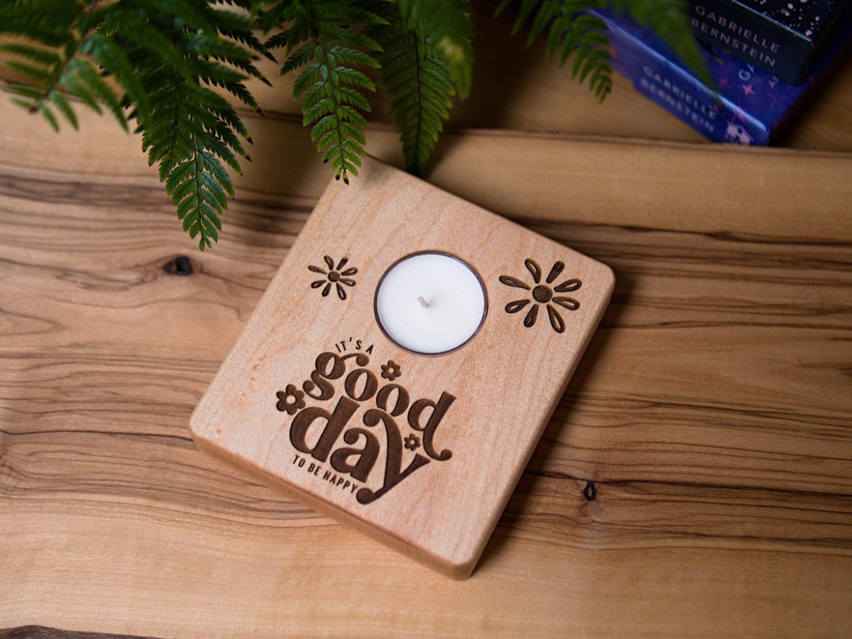 Accents Collection - Affirmation tealight candle holders