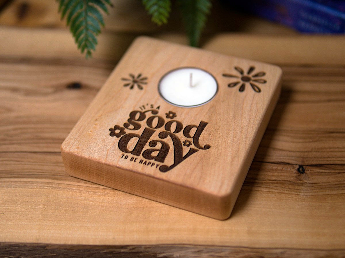 Accents Collection - Affirmation tealight candle holders