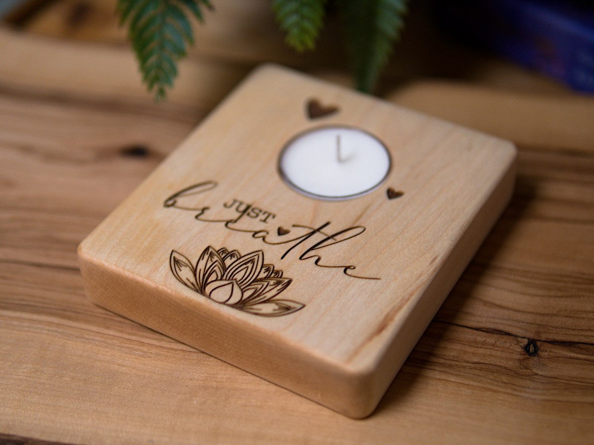 Accents Collection - Affirmation tealight candle holders