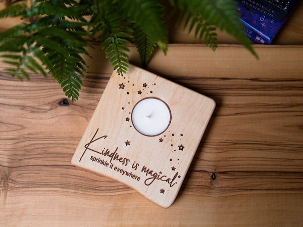 Accents Collection - Affirmation tealight candle holders