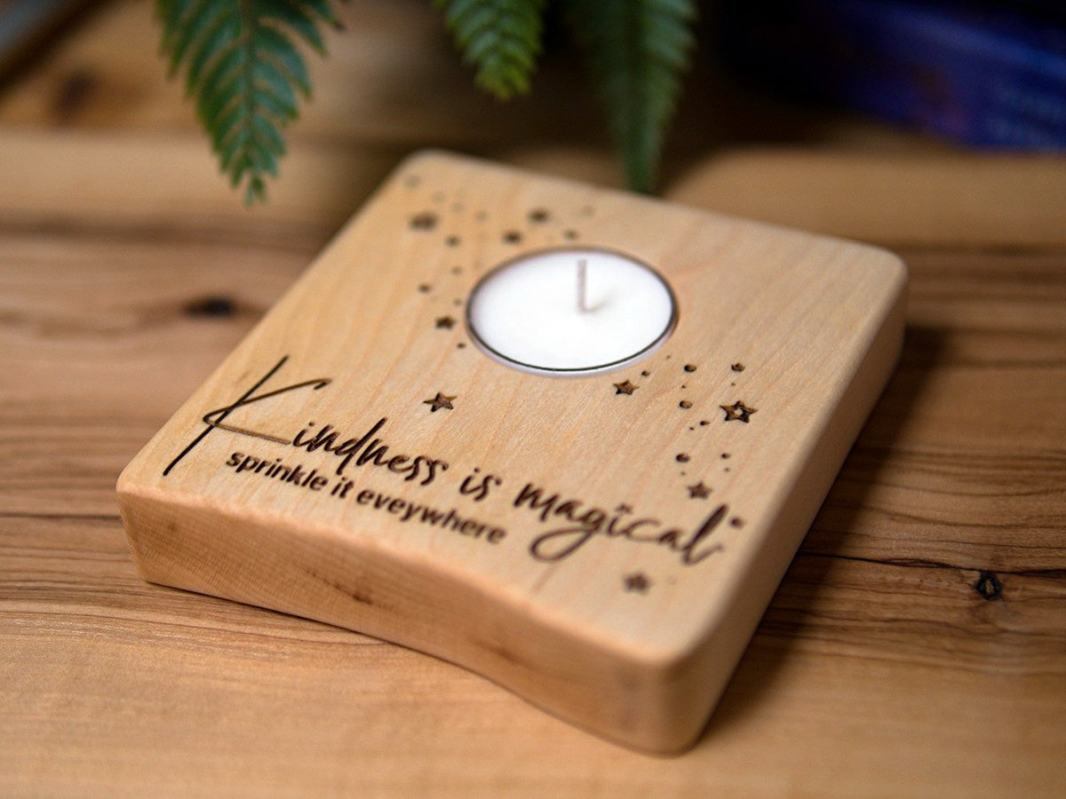Accents Collection - Affirmation tealight candle holders
