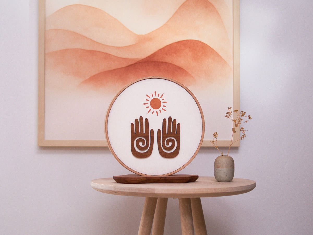 'Finding Balance' (Wood accent version)