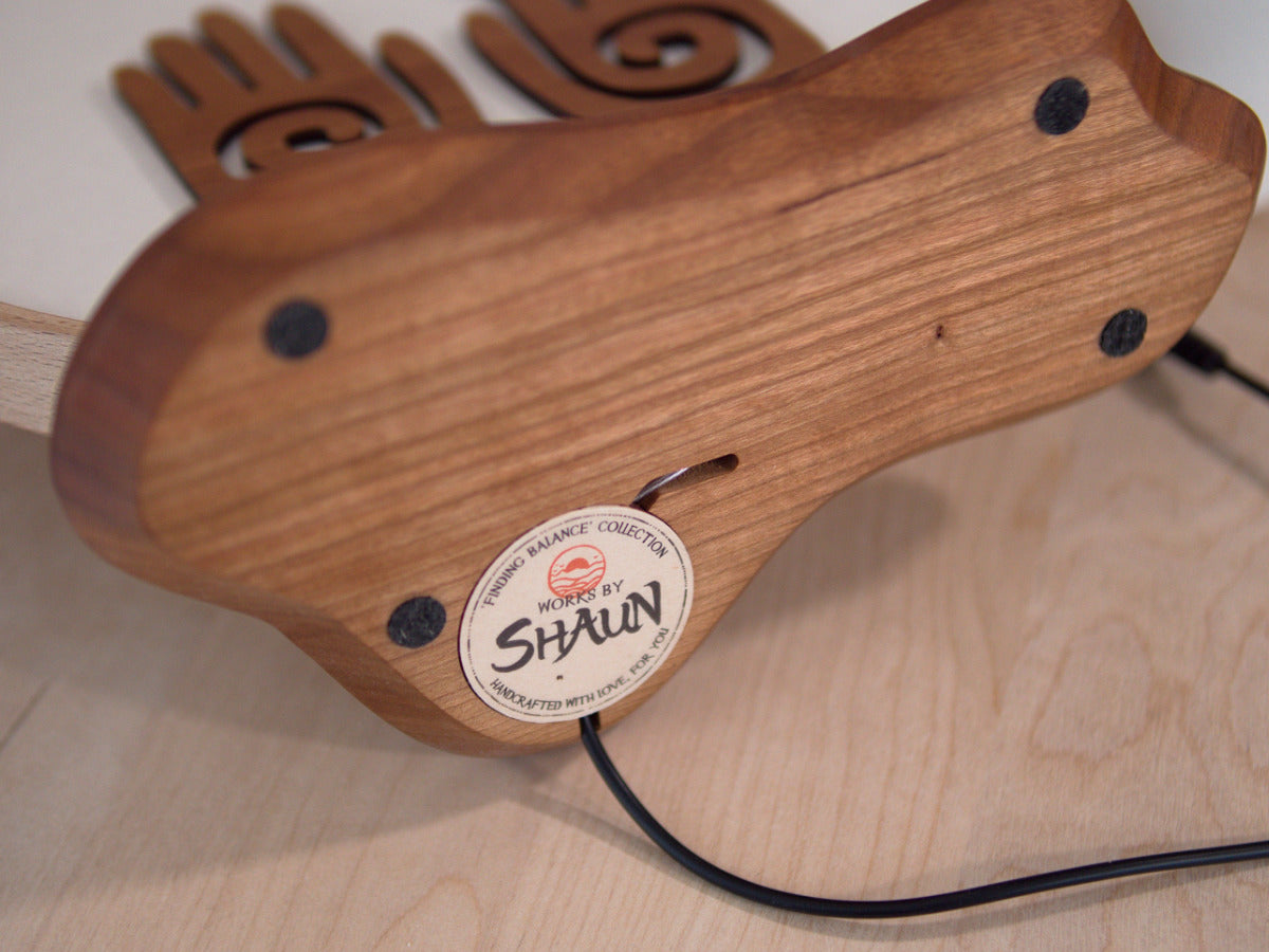 'Finding Balance' (Wood accent version)