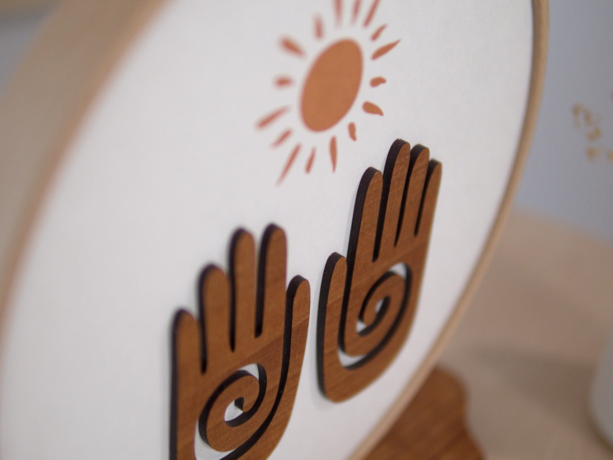 'Finding Balance' (Wood accent version)