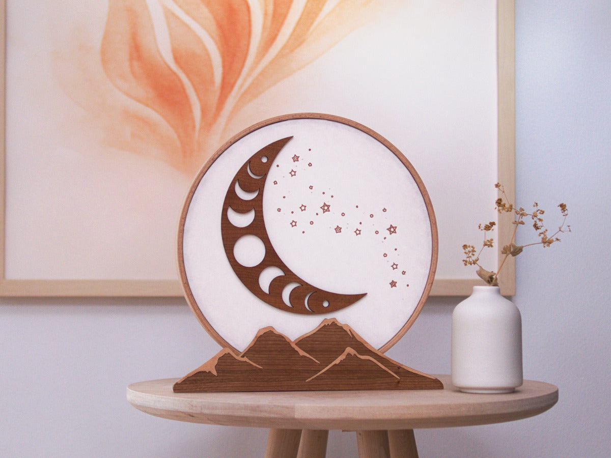 'Finding Balance' (Wood accent version)
