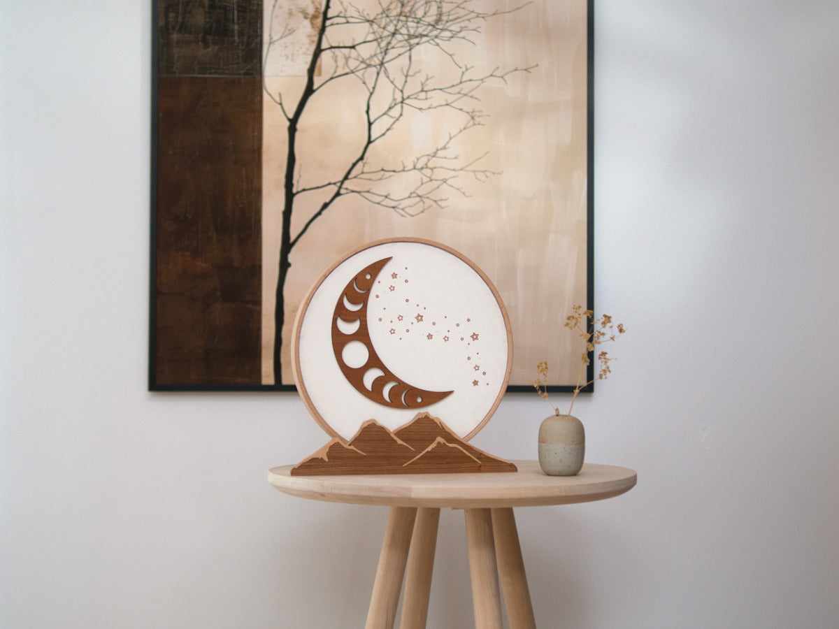 'Finding Balance' (Wood accent version)