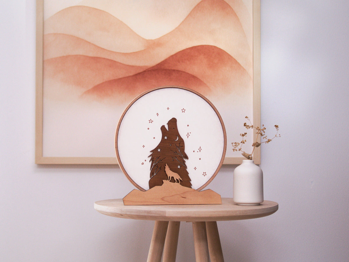 'Finding Balance' (Wood accent version)