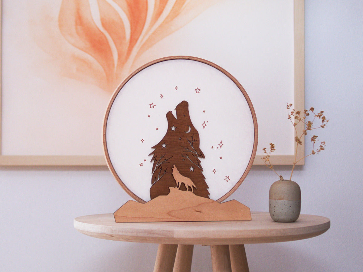 'Finding Balance' (Wood accent version)