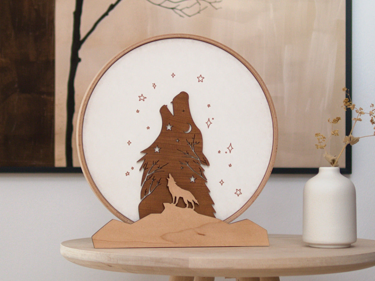 'Finding Balance' (Wood accent version)