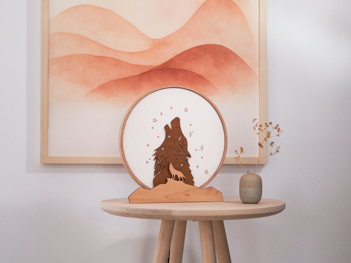 'Finding Balance' (Wood accent version)