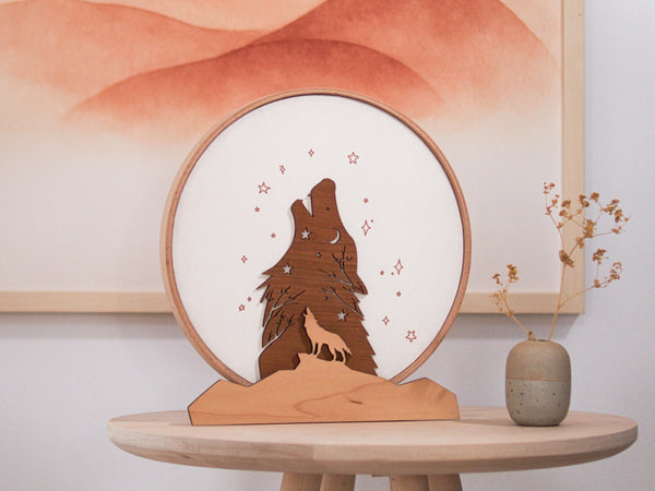 'Finding Balance' (Wood accent version)
