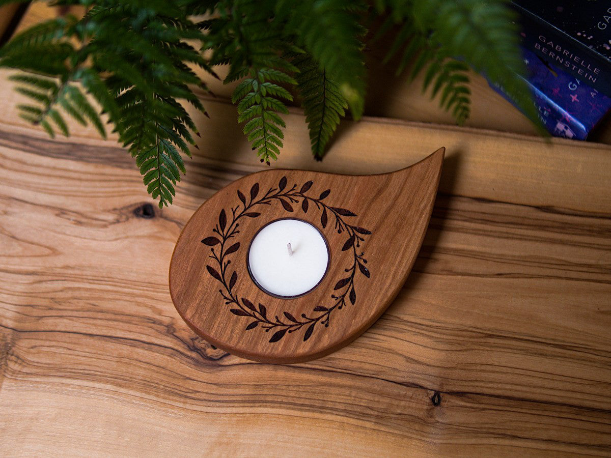 Accents Collection - Affirmation tealight candle holders